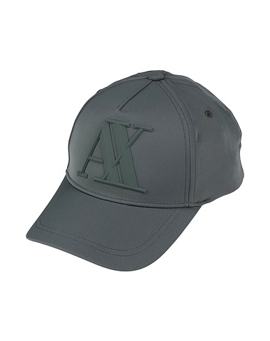 ARMANI EXCHANGE Hat Military green 100% Elastomultiester
