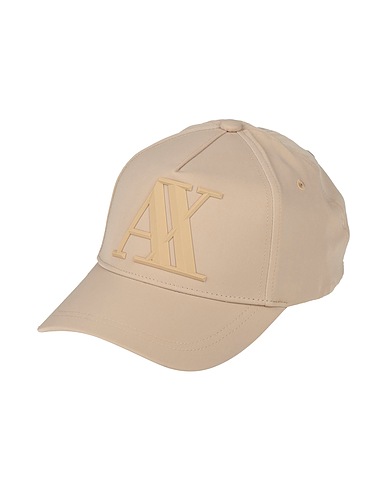 ARMANI EXCHANGE Cappello Beige 100% Elastomultiestere