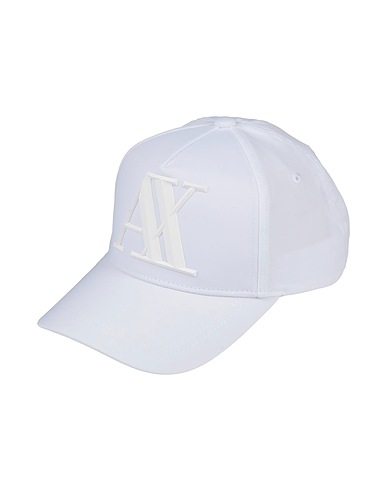 ARMANI EXCHANGE Hat White 100% Elastomultiester