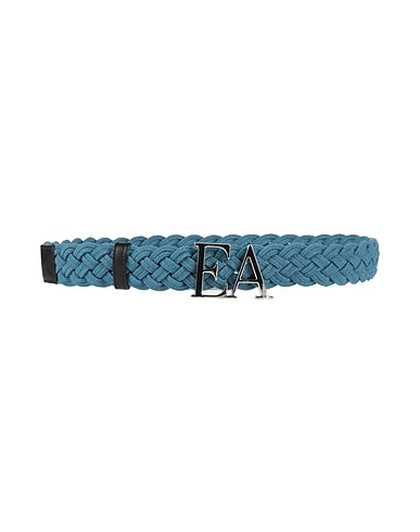 EMPORIO ARMANI Cinture Carta da zucchero Fibre tessili, Pelle