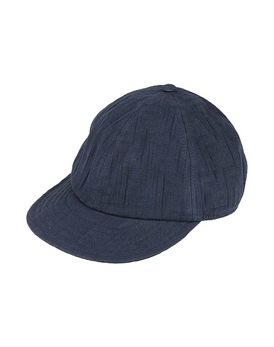 FENDI Hat Navy blue 100% Cotton