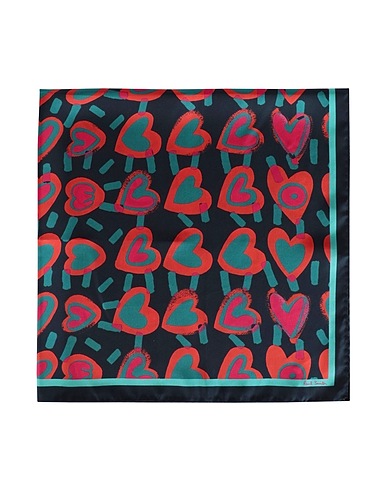 PAUL SMITH Scarves and foulards Midnight blue 100% Silk