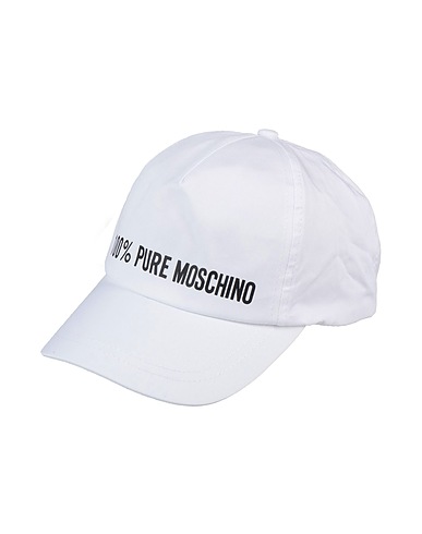 MOSCHINO TEEN Hat White 100% Cotton