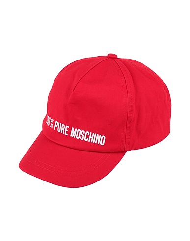 MOSCHINO KID Cappello Rosso 100% Cotone