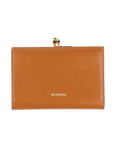 JIL SANDER 財布 ブラウン 革（なめし加工）