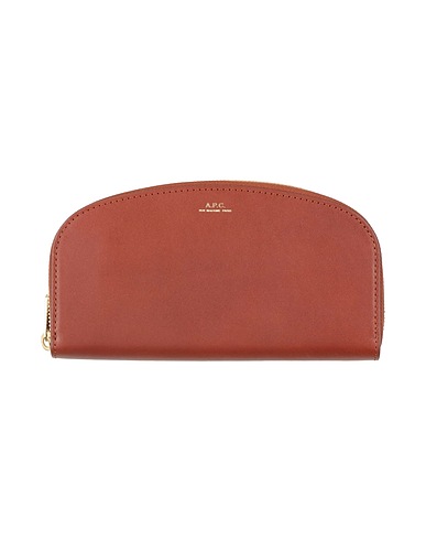 A.P.C. Portafoglio Marrone 100% Pelle di vitello