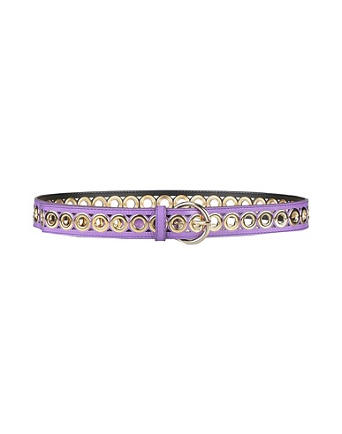 SANDRO Regular belt Purple Leather
