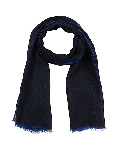 ETRO Scarves and foulards Midnight blue 90% Modal, 10% Cashmere