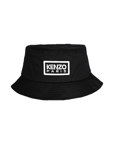KENZO 帽子 ブラック コットン 100%