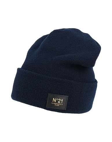 N°21 Hat Navy 100% Virgin Wool