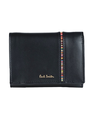 PAUL SMITH Wallet Black 100% Cow leather