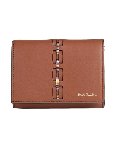 PAUL SMITH Wallet Brown 100% Calfskin