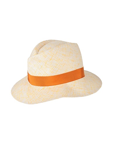 BORSALINO 帽子 ホワイト 不織布 100%