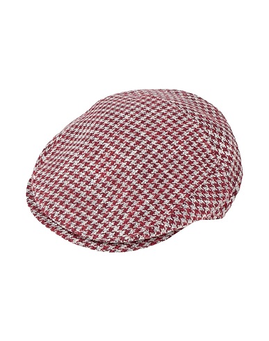 BORSALINO Hat Burgundy 37% Cotton, 36% Linen, 27% Virgin Wool