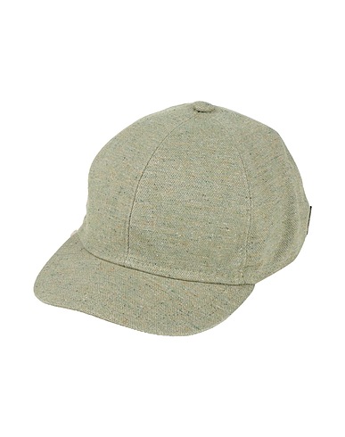 BORSALINO Hat Light green 50% Linen, 30% Silk, 20% Wool
