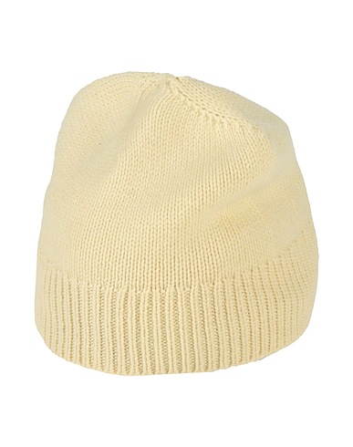JIL SANDER Hat Pastel yellow 100% Cashmere