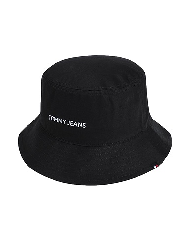 TOMMY JEANS Chapeau Noir 100% Coton