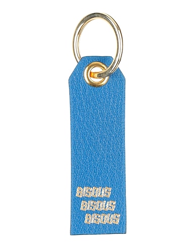 BISOUS Portachiavi Azzurro Pelle