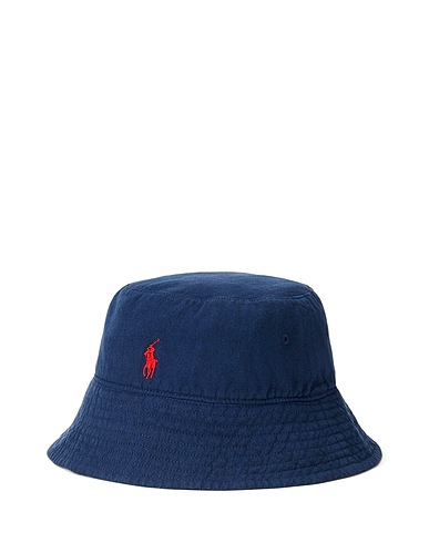 POLO RALPH LAUREN Hat Navy 100% Linen