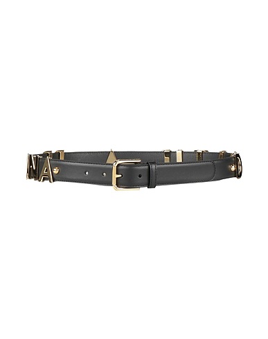 DOLCE&GABBANA Regular belt Black Leather