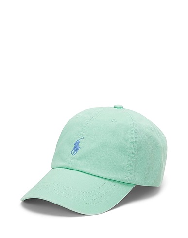 POLO RALPH LAUREN Hat COTTON CHINO BALL CAP
 Light green 100% Cotton