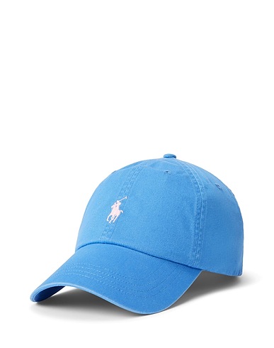 POLO RALPH LAUREN Hat COTTON CHINO BALL CAP
 Azure 100% Cotton