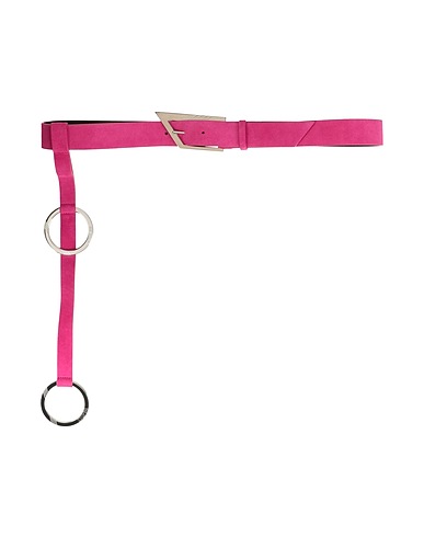 THE ATTICO Regular belt Fuchsia Calfskin