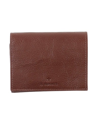 IL BISONTE Wallet Dark brown Leather