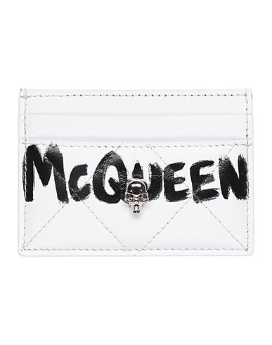 MCQUEEN Document holder White 100% Lambskin