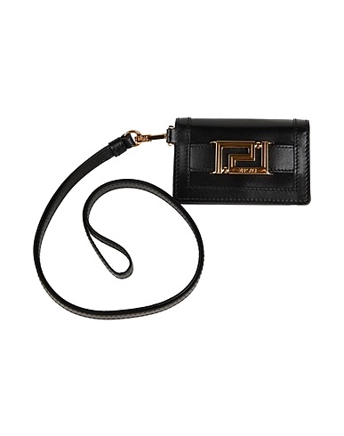 VERSACE Portadocumenti Nero Pelle di vitello