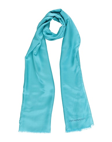 EMPORIO ARMANI Sciarpe e foulard Turchese 62% Viscosa, 38% Seta