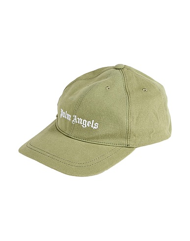PALM ANGELS Cappello Verde militare 100% Cotone
