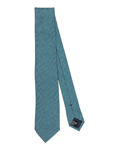 EMPORIO ARMANI Cravatte e papillon Verde petrolio 100% Seta