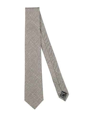 EMPORIO ARMANI Ties and bow ties Light grey 100% Silk