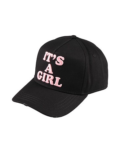 DSQUARED2 Hat Black 100% Cotton