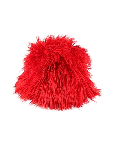 MSGM Hat Red 74% Modacrylic, 18% Polyester, 8% Acrylic