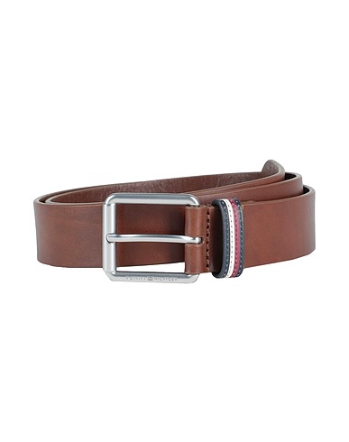 TOMMY HILFIGER Leather belt Brown Leather
