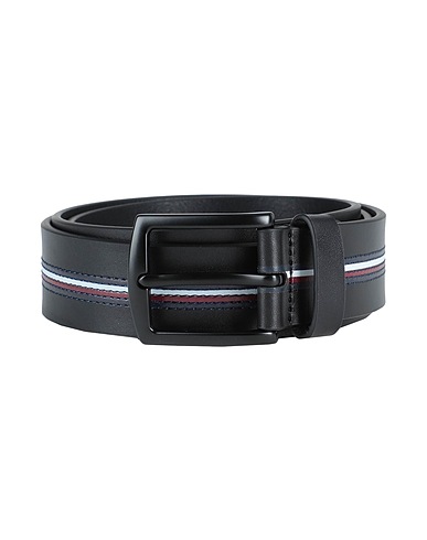 CALVIN KLEIN JEANS Leather belt Midnight blue Leather