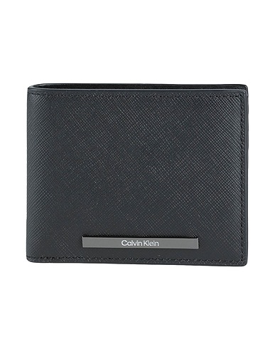 CALVIN KLEIN Wallet Black Leather