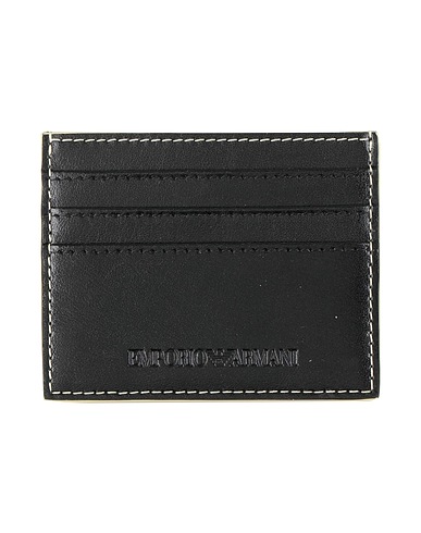 EMPORIO ARMANI PICCOLA PELLETTERIA Nero 100% Pelle di bovino