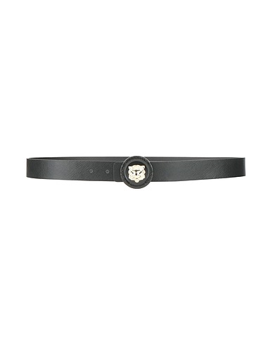 JUST CAVALLI Leather belt Black Calfskin
