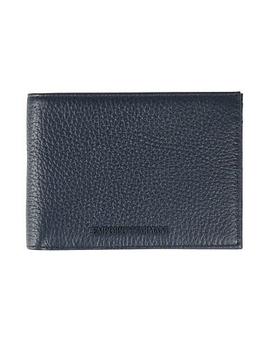 EMPORIO ARMANI Бумажник BLU NAVY Телячья кожа