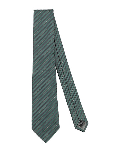 EMPORIO ARMANI Ties and bow ties Green 100% Silk