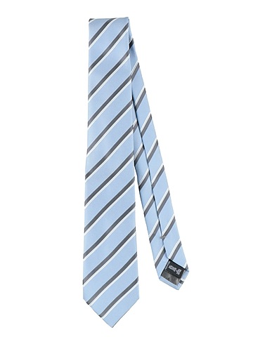 EMPORIO ARMANI Cravatte e papillon Blu chiaro 100% Seta