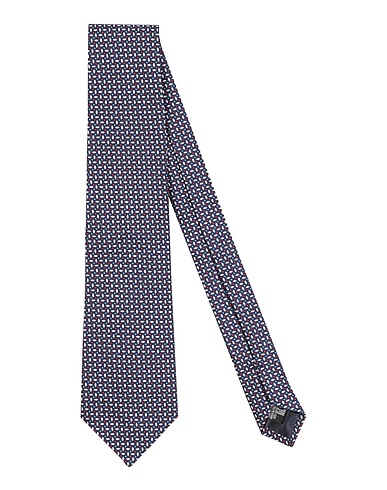 EMPORIO ARMANI Cravatte e papillon Blu notte 100% Seta