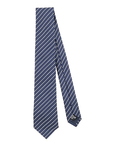 EMPORIO ARMANI Ties and bow ties Navy blue 100% Silk