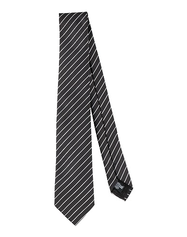 EMPORIO ARMANI Cravatte e papillon Nero 100% Seta