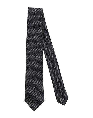 EMPORIO ARMANI ネクタイ＆ボウタイ ネイビー シルク 72% / レーヨン 18% / ポリエステル 10%