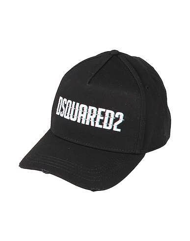 DSQUARED2 Hat Black 100% Cotton