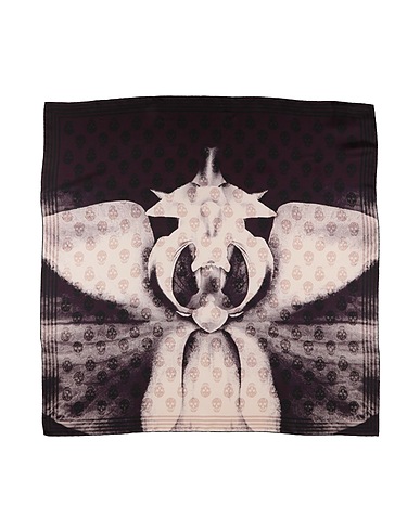 MCQUEEN Scarves and foulards Purple 100% Silk